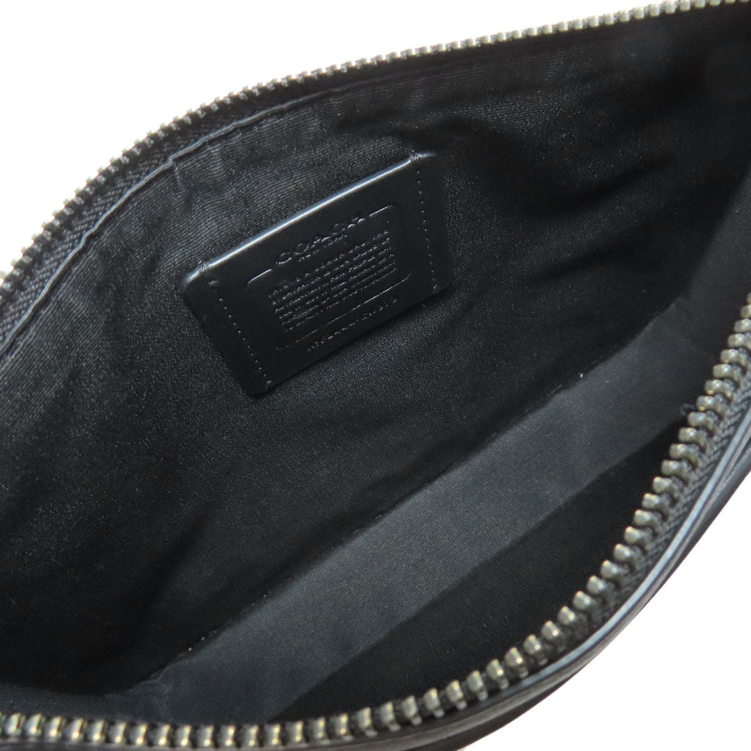COACH Shoulder Bag CW373 PVC black Heritage Convertible Signature
