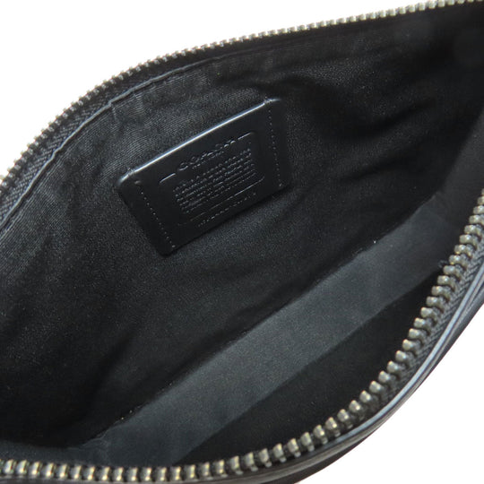 COACH Shoulder Bag CW373 PVC black Heritage Convertible Signature