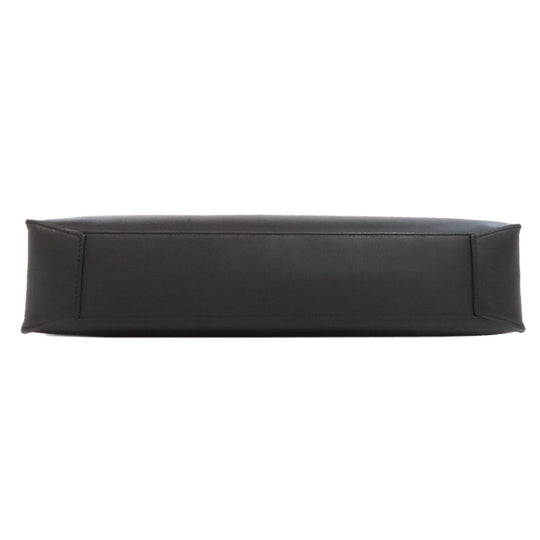 LOEWE Tote Bag Calfskin black Buckle Horizontal Anagram Women Used Authentic