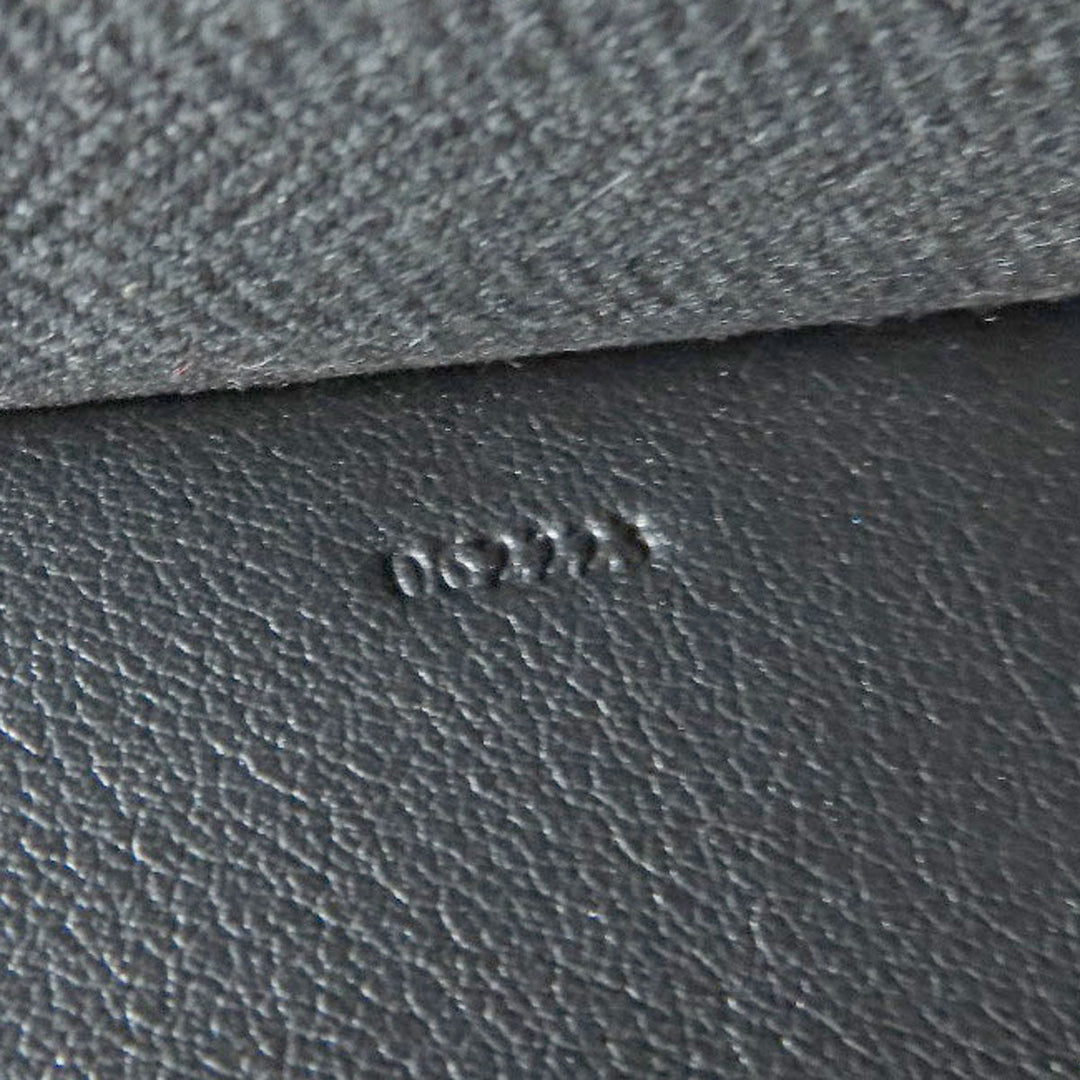 LOEWE Tote Bag Calfskin black Buckle Horizontal Anagram Women Used Authentic