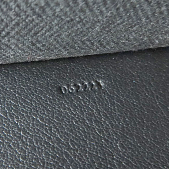 LOEWE Tote Bag Calfskin black Buckle Horizontal Anagram Women Used Authentic