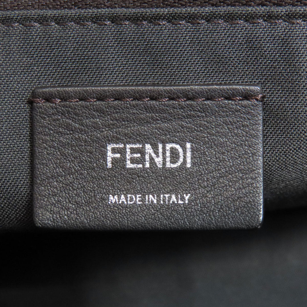 FENDI Handbag Calfskin white By the way 2WAY Women Used Authentic