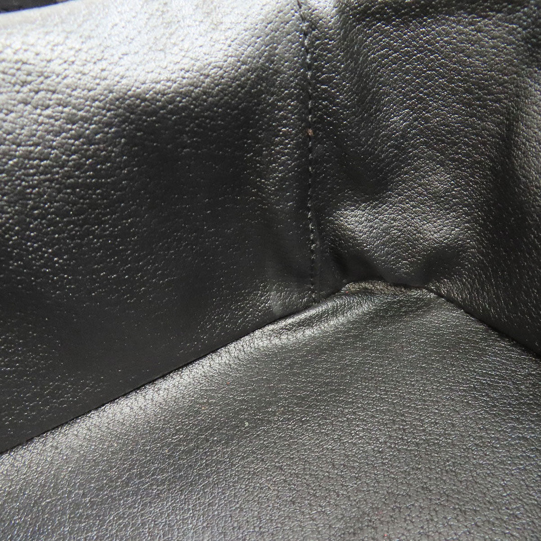 CELINE Handbag PVC black Vanity Triomphe
