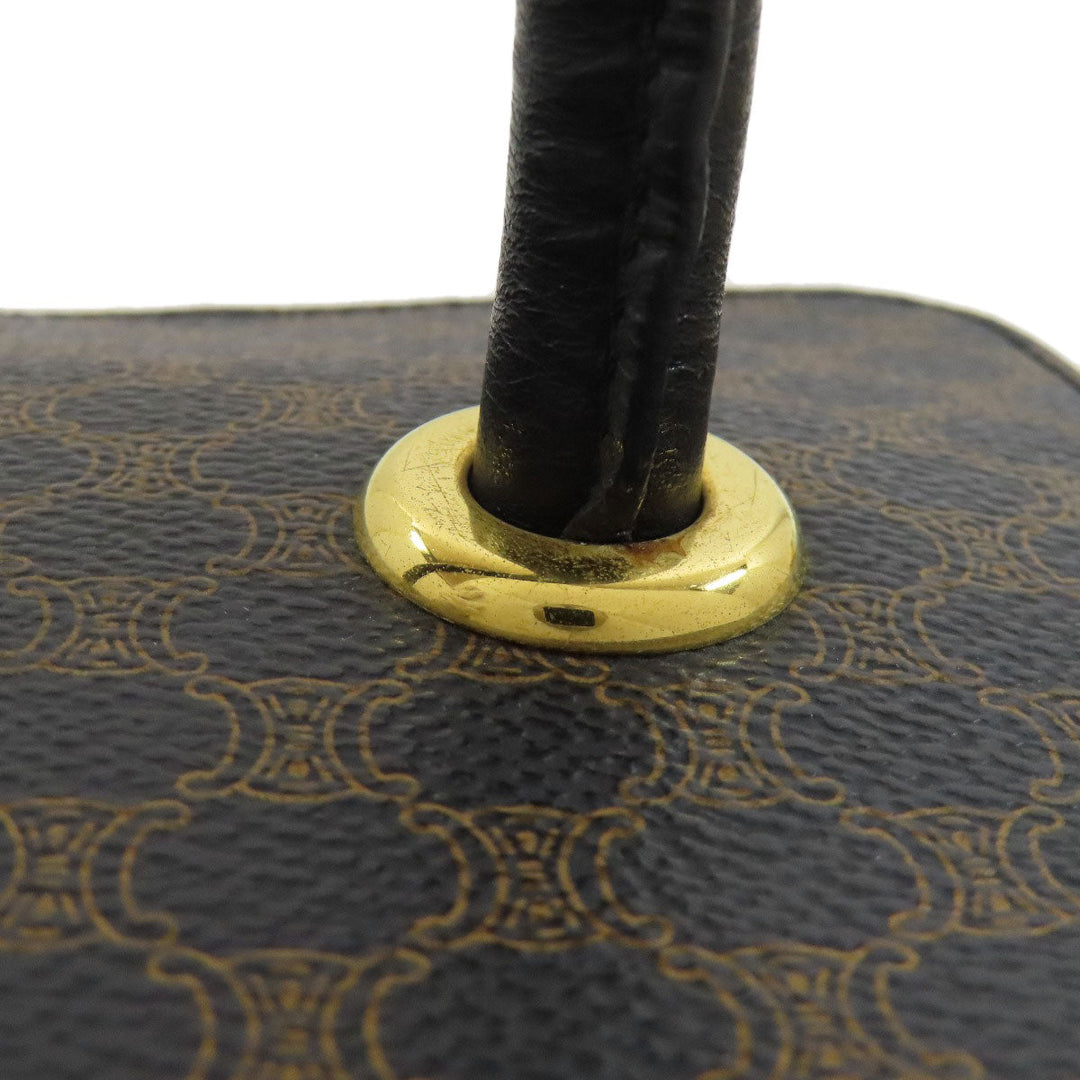 CELINE Handbag PVC black Vanity Triomphe