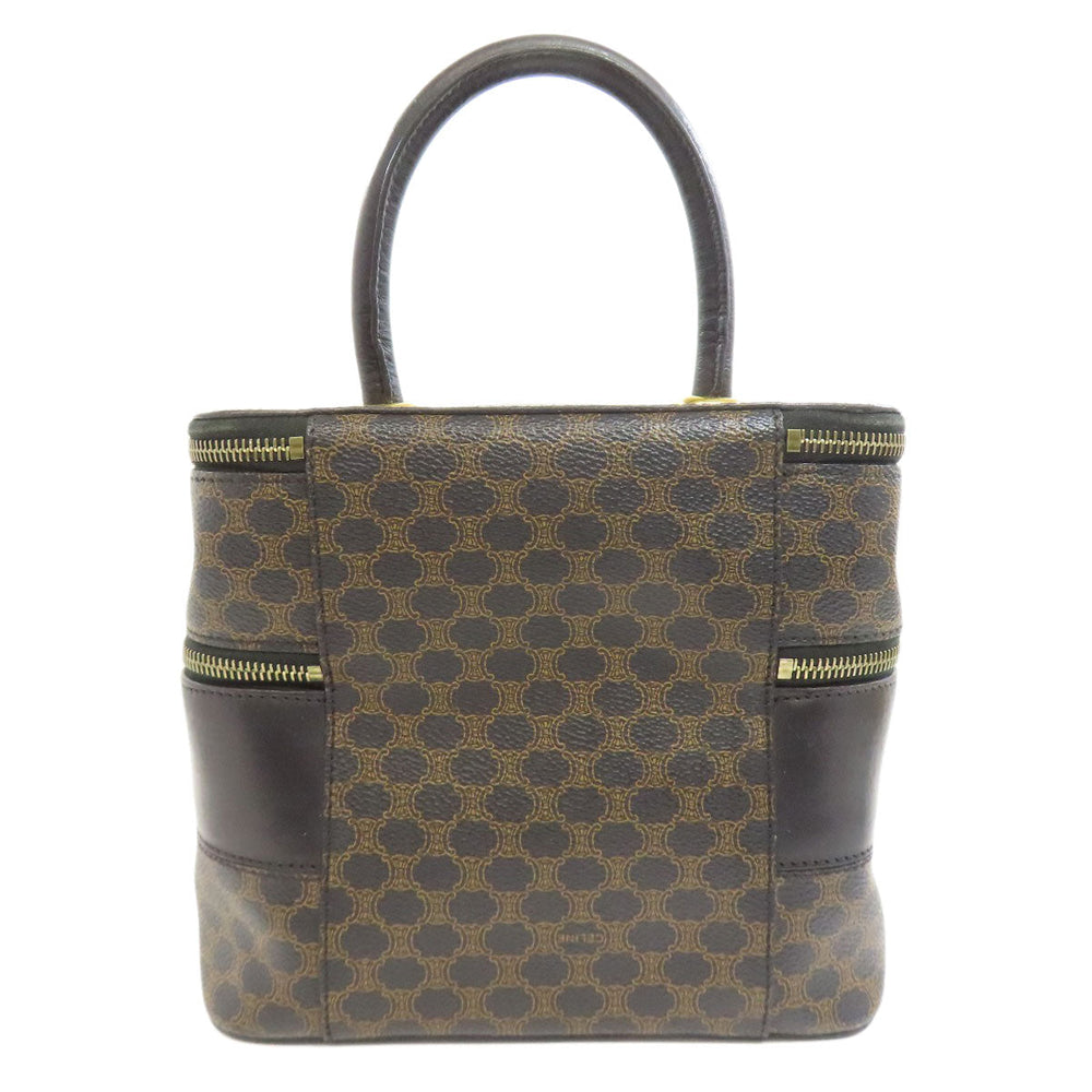 CELINE Handbag PVC black Vanity Triomphe