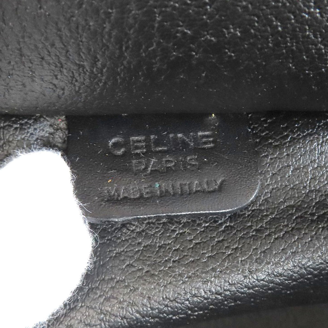 CELINE Handbag PVC black Vanity Triomphe