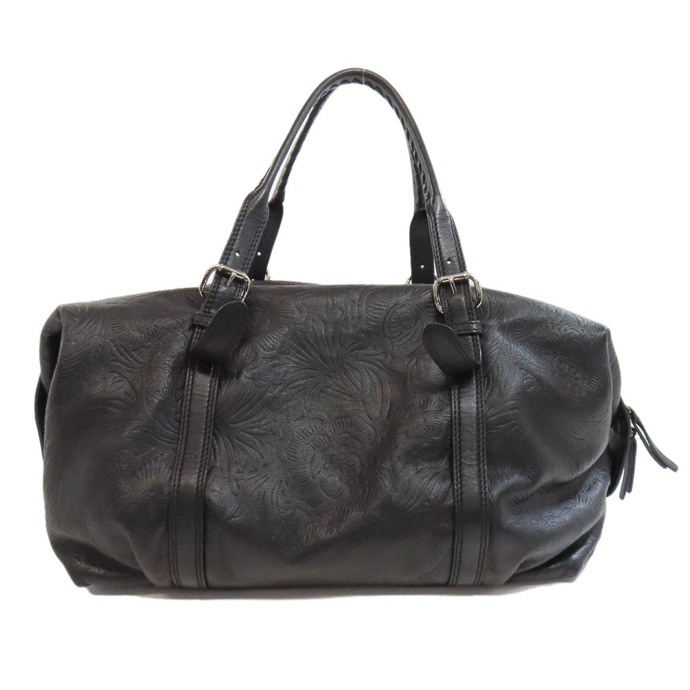 LOEWE Boston Duffel bag leather black Canela Mini Boston Bag