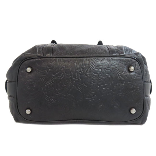 LOEWE Boston Duffel bag leather black Canela Mini Boston Bag