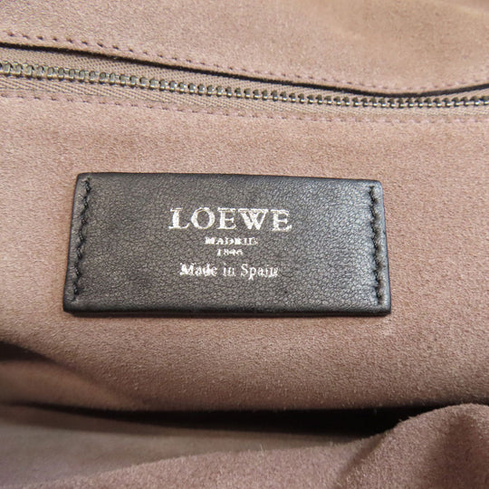 LOEWE Boston Duffel bag leather black Canela Mini Boston Bag