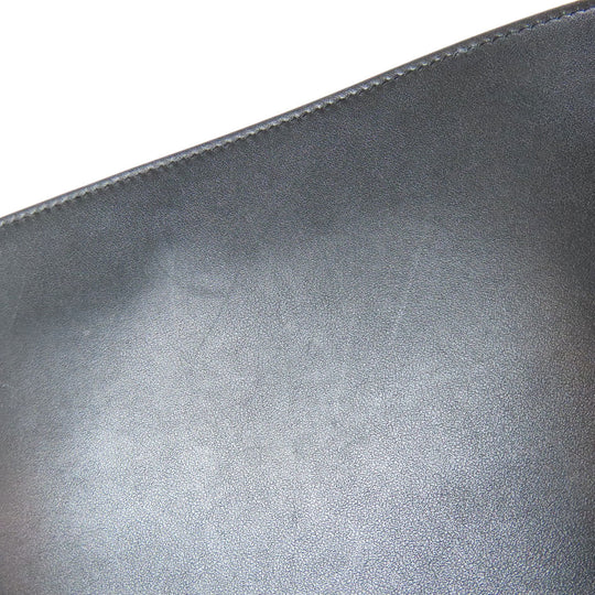CELINE Shoulder Bag Calfskin black Small Bucket Cuir Women Used Authentic