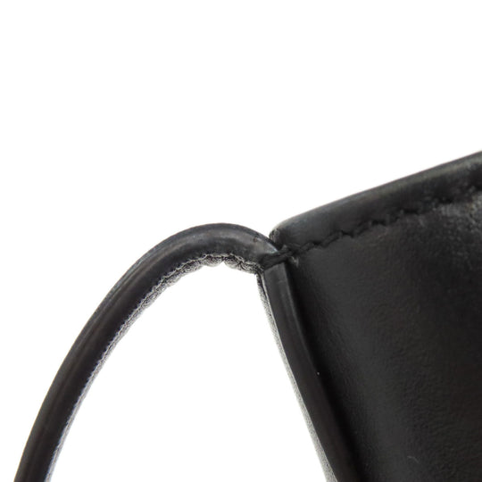 CELINE Shoulder Bag Calfskin black Small Bucket Cuir Women Used Authentic