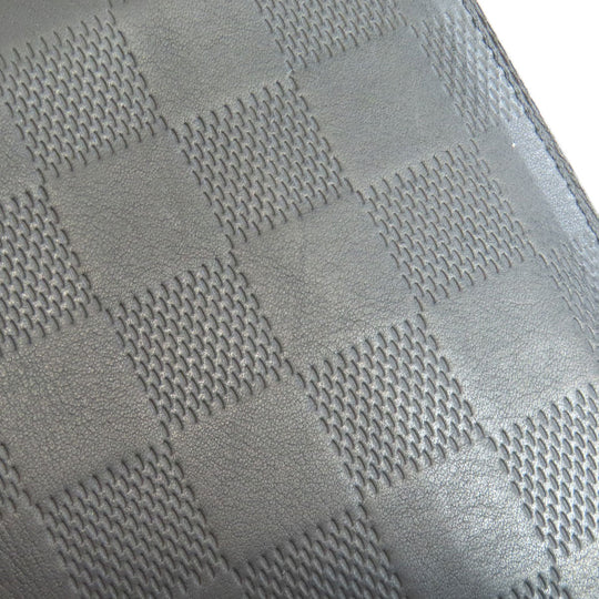 LOUIS VUITTON Long Wallet Purse N63010 Damier Anfini black Portefeuille Blaza