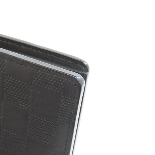 LOUIS VUITTON Long Wallet Purse N63010 Damier Anfini black Portefeuille Blaza