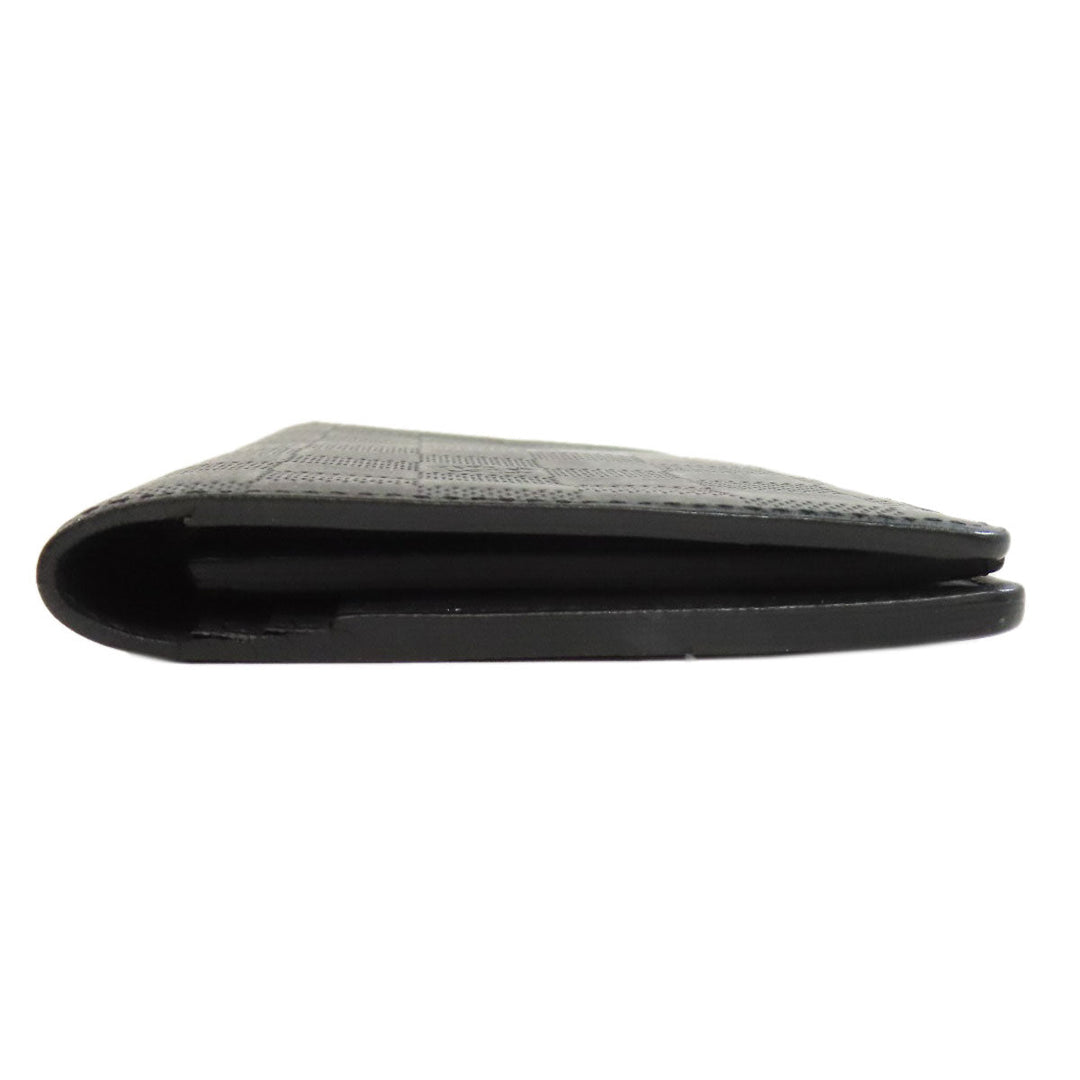 LOUIS VUITTON Long Wallet Purse N63010 Damier Anfini black Portefeuille Blaza