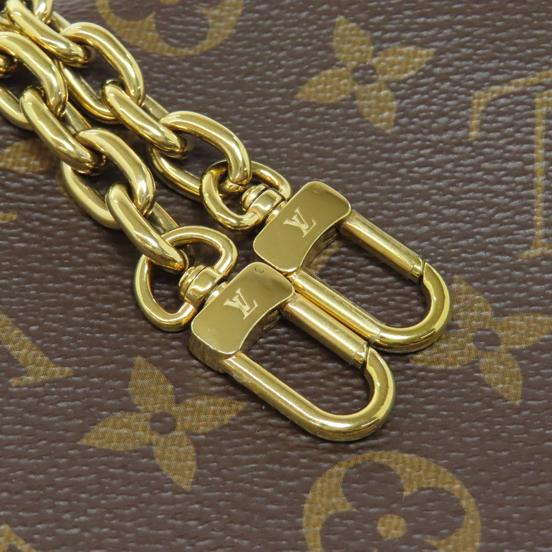 LOUIS VUITTON Shoulder Bag M81098 Monogram canvas Brown loop Women Used Authentic