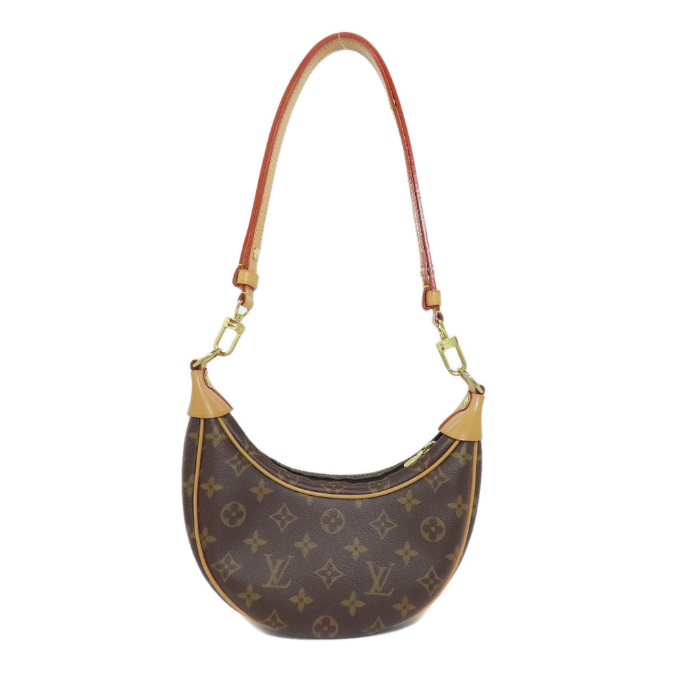 LOUIS VUITTON Shoulder Bag M81098 Monogram canvas Brown loop Women Used Authentic