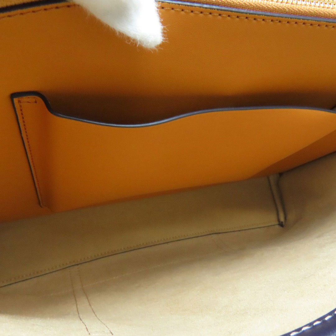 Tory Burch Tote Bag canvas gray Perry T Monogram