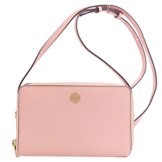 Tory Burch Long Wallet Purse leather pink Shoulder wallet