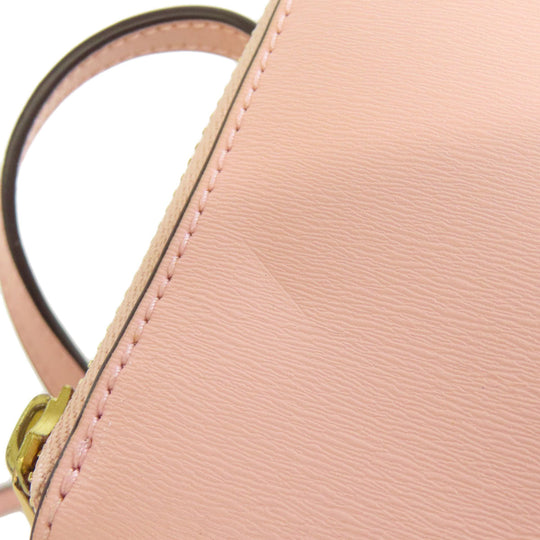 Tory Burch Long Wallet Purse leather pink Shoulder wallet