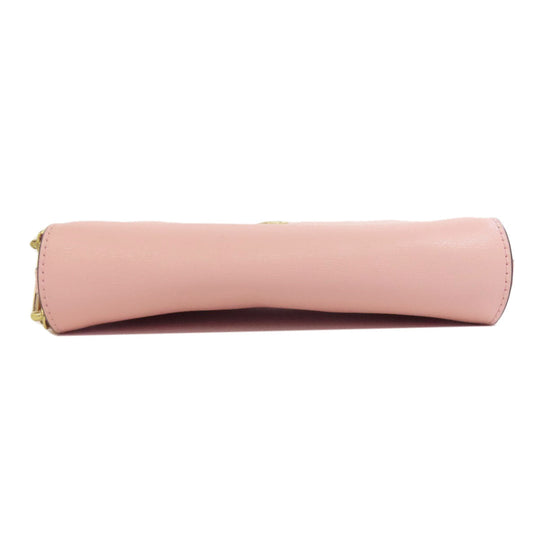 Tory Burch Long Wallet Purse leather pink Shoulder wallet