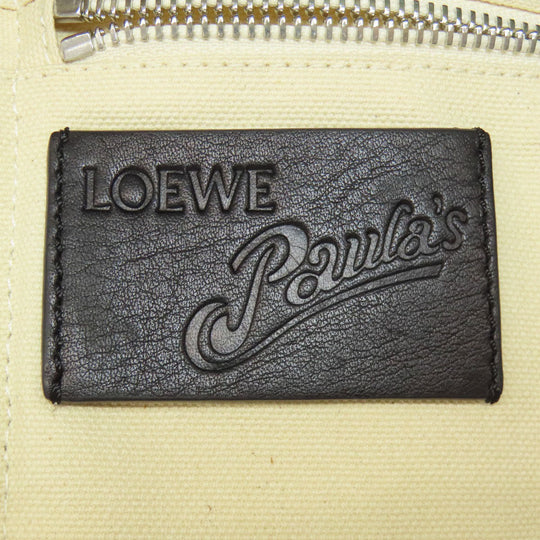 LOEWE Tote Bag canvas blue Paula's Ibiza Women Used Authentic
