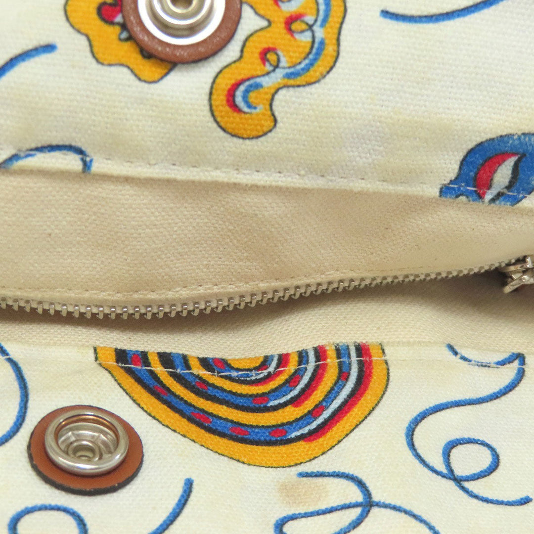 LOEWE Tote Bag canvas white Paula's Ibiza Women Used Authentic