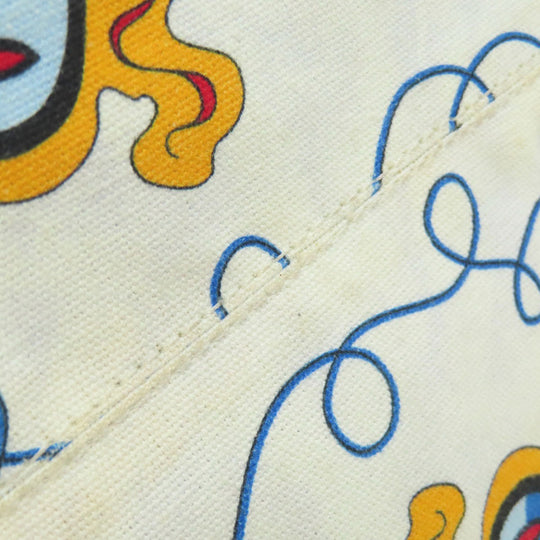LOEWE Tote Bag canvas white Paula's Ibiza Women Used Authentic