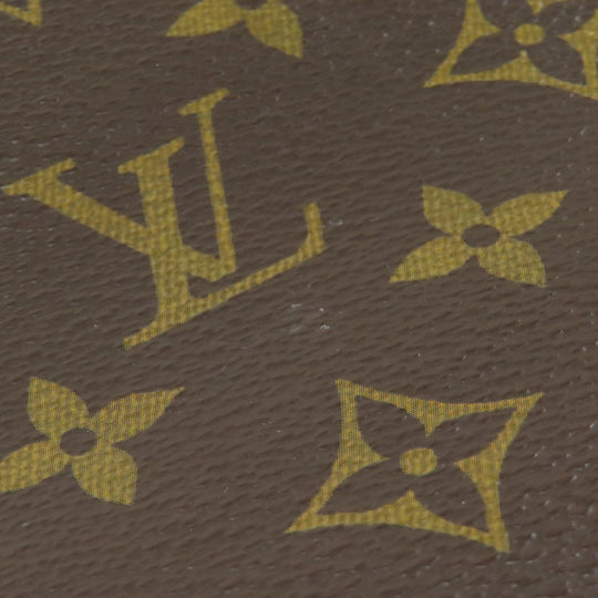 LOUIS VUITTON Handbag M45847 Monogram canvas Brown Sac PlatBB Women Used Authentic