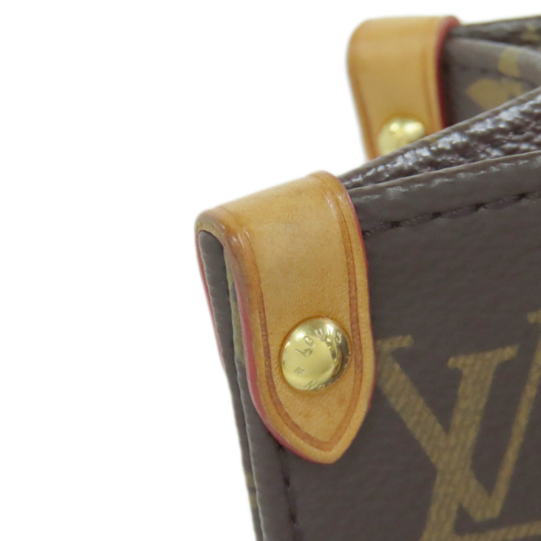 LOUIS VUITTON Handbag M45847 Monogram canvas Brown Sac PlatBB Women Used Authentic