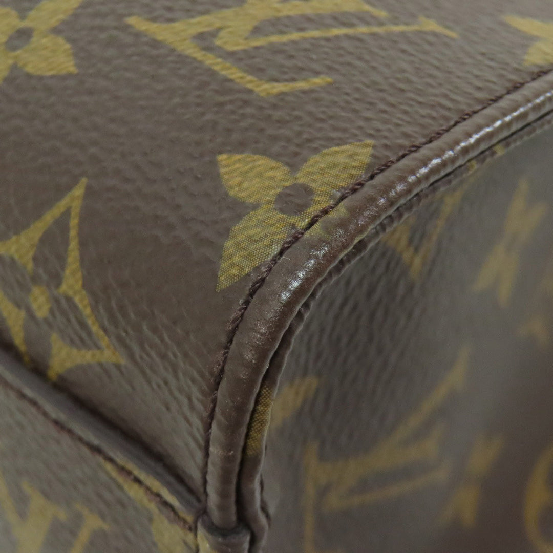 LOUIS VUITTON Handbag M45847 Monogram canvas Brown Sac PlatBB Women Used Authentic