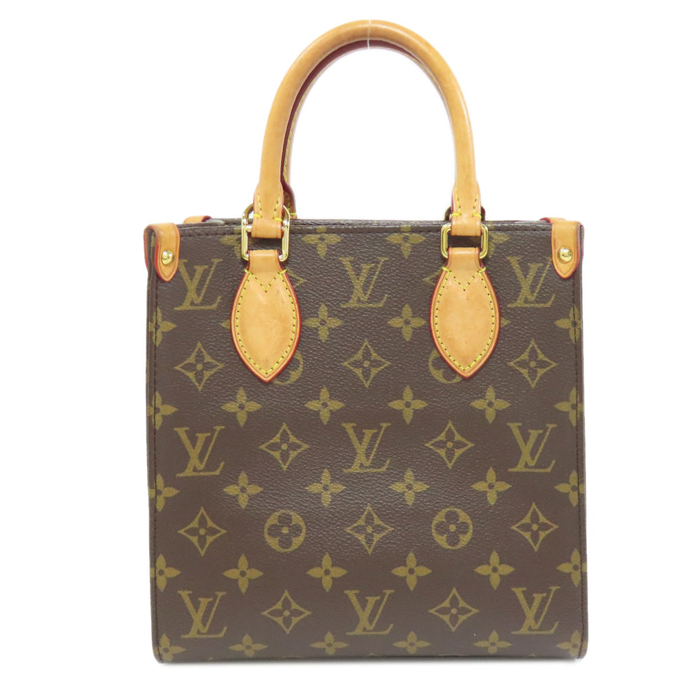 LOUIS VUITTON Handbag M45847 Monogram canvas Brown Sac PlatBB Women Used Authentic