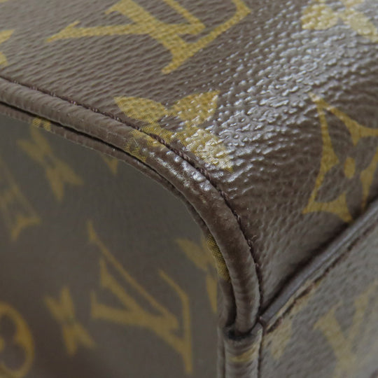 LOUIS VUITTON Handbag M45847 Monogram canvas Brown Sac PlatBB Women Used Authentic