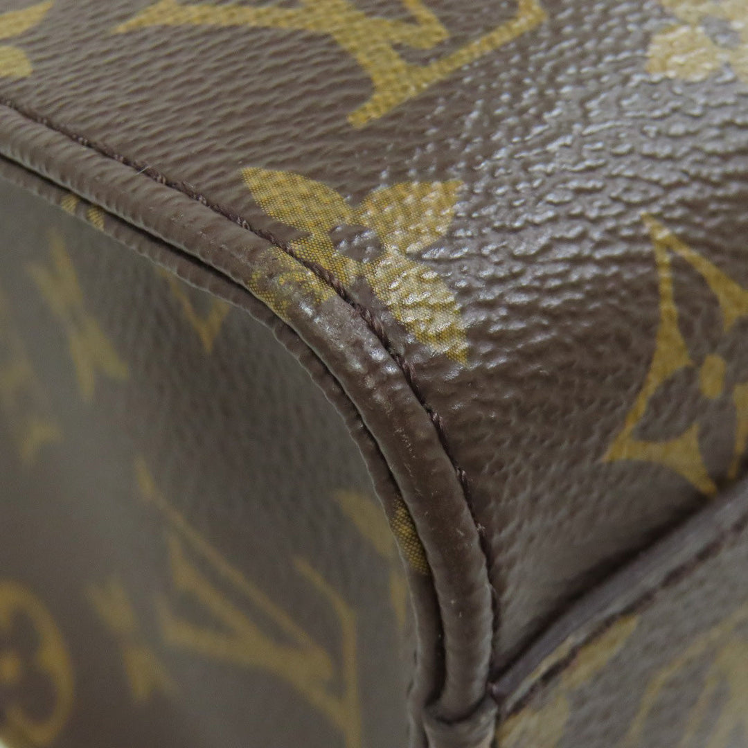 LOUIS VUITTON Handbag M45847 Monogram canvas Brown Sac PlatBB Women Used Authentic