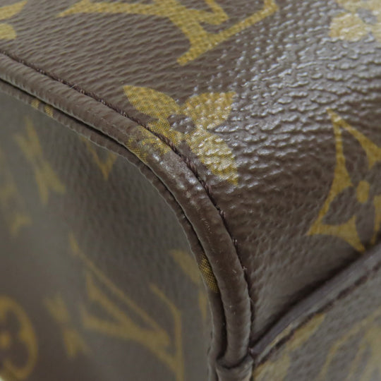 LOUIS VUITTON Handbag M45847 Monogram canvas Brown Sac PlatBB Women Used Authentic