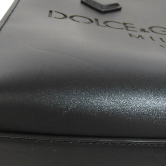 DOLCE&GABBANA Tote Bag Calfskin black 2WAY Women Used Authentic