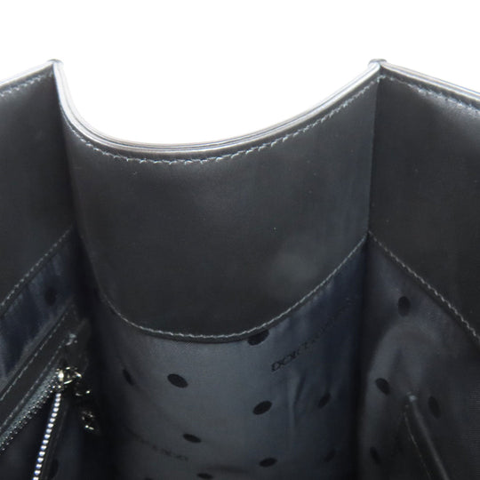 DOLCE&GABBANA Tote Bag Calfskin black 2WAY Women Used Authentic