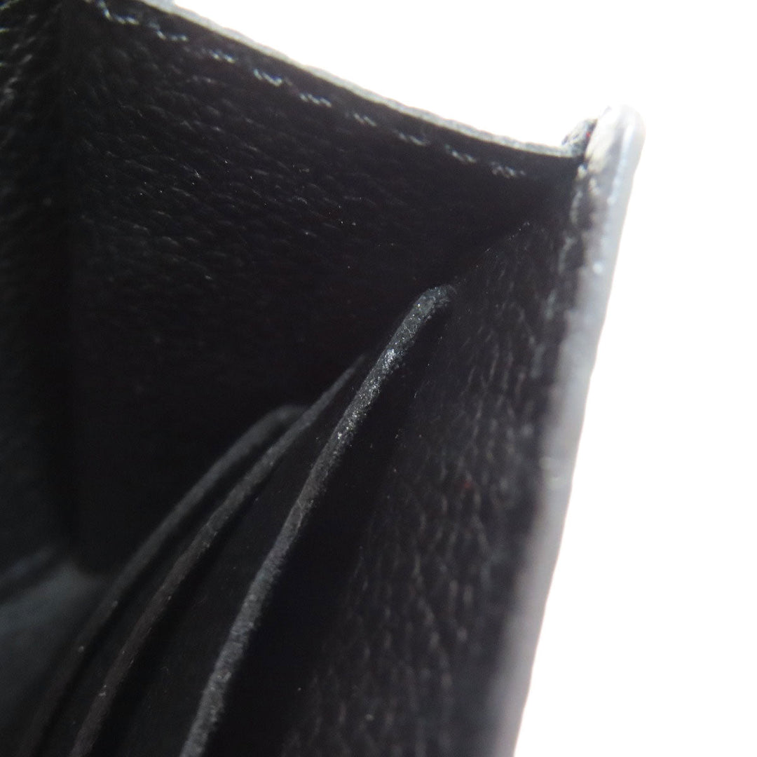 LOUIS VUITTON Long Wallet Purse M61182 Ann Platt black Portefeuille Sara Women Used Authentic