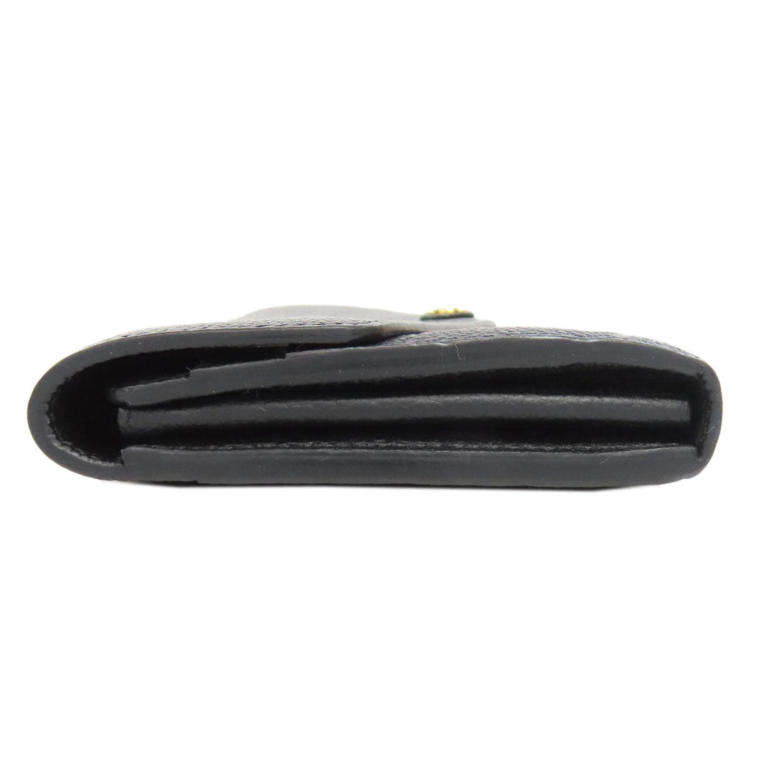 LOUIS VUITTON Long Wallet Purse M61182 Ann Platt black Portefeuille Sara Women Used Authentic