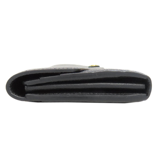 LOUIS VUITTON Long Wallet Purse M61182 Ann Platt black Portefeuille Sara Women Used Authentic