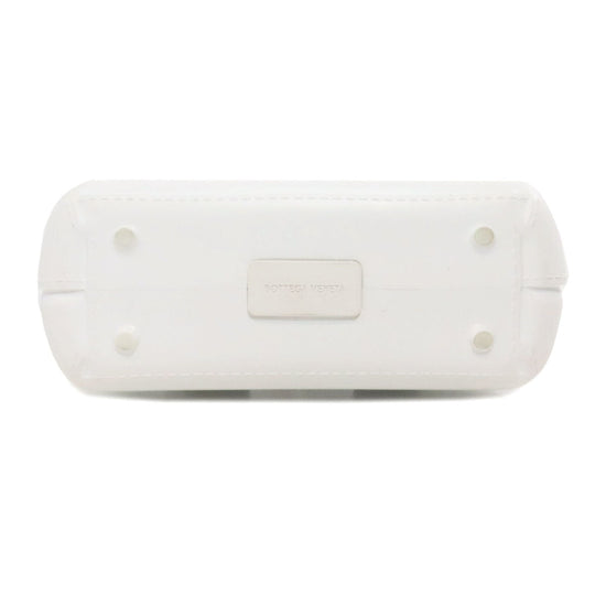 BOTTEGAVENETA Handbag rubber white Arco Women Used Authentic