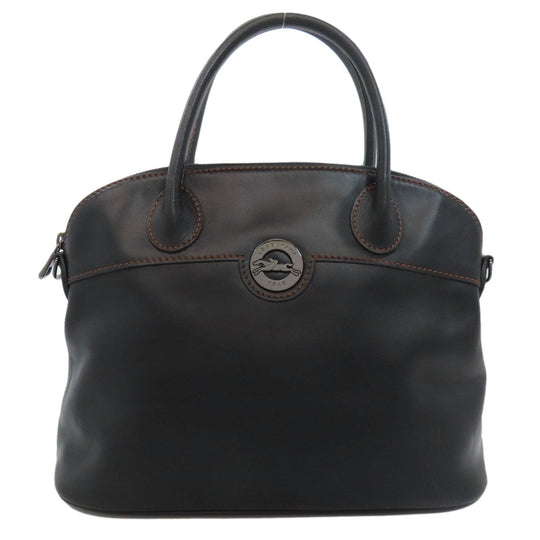 Longchamp Tote Bag leather black logo