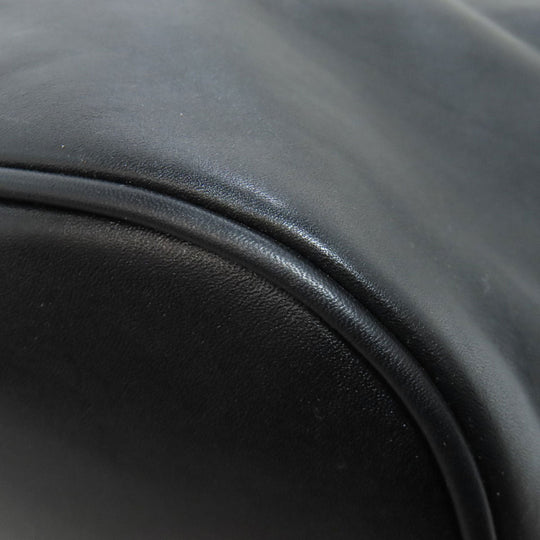 Longchamp Tote Bag leather black logo