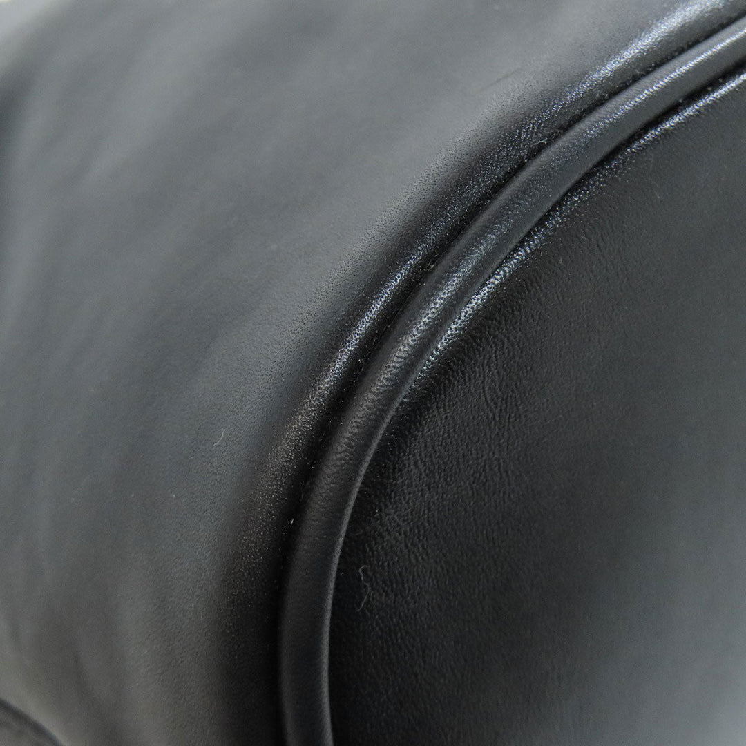 Longchamp Tote Bag leather black logo