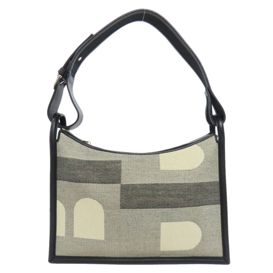BALLY Shoulder Bag canvas gray one belt