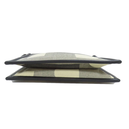 BALLY Shoulder Bag canvas gray one belt