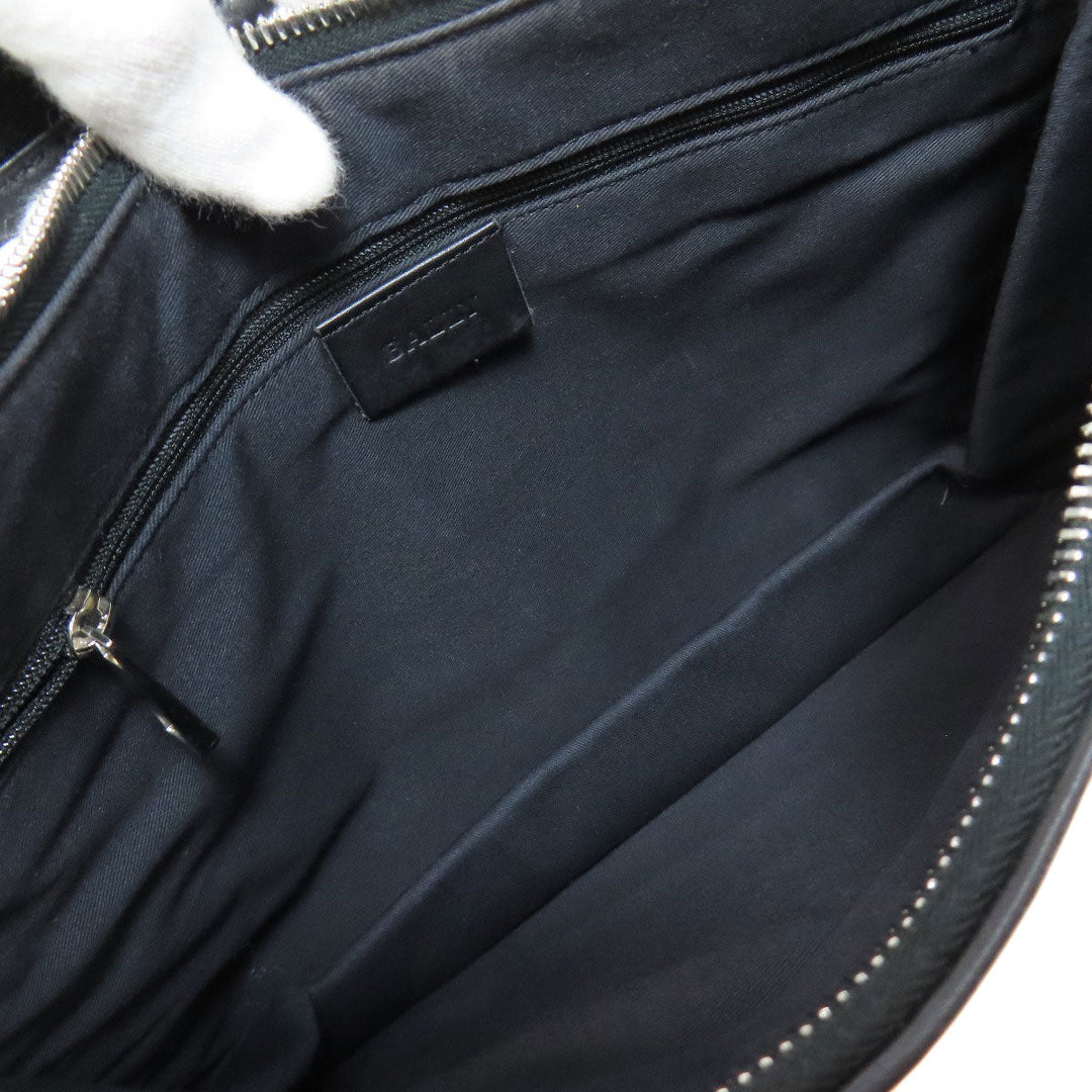 BALLY Shoulder Bag canvas gray one belt