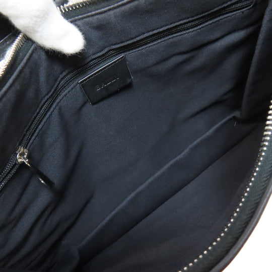 BALLY Shoulder Bag canvas gray one belt