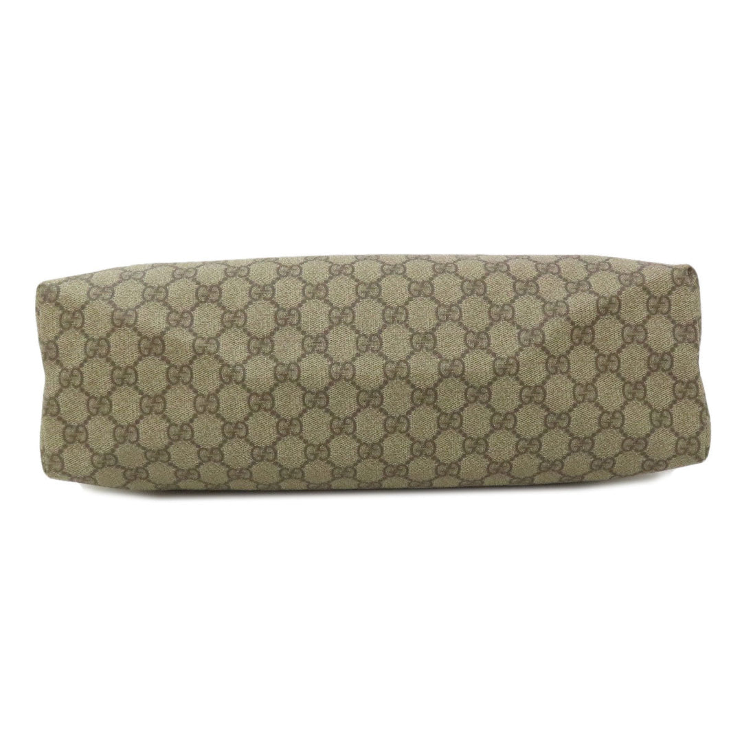 GUCCI Tote Bag 211134 PVC Brown GG Supreme