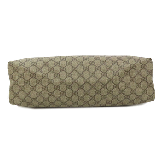 GUCCI Tote Bag 211134 PVC Brown GG Supreme