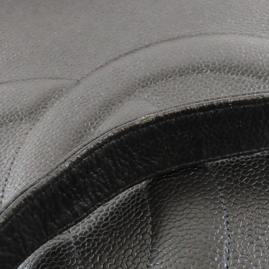 CHANEL Tote Bag Grained Calfskin Skin black COCO Mark